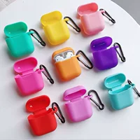 Мультяшный силиконовый чехол для наушников airpods защитный чехол силиконовый беспроводной Bluetooth наушник