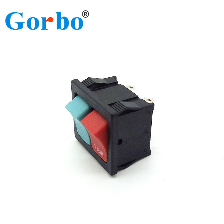 船型开关双排方形船型翘板开关KCD系列开关 排风仪器开关