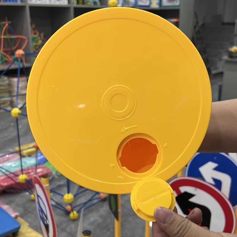 Trampa de juguete anillo de entrenamiento de lanzamiento de niños equipo de columna propitios de jardín de infantes sensoriales barra base de columna de juego