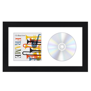 Cross-Border Cd Photo Frame Living Room Music Collection Vinyl Record Frame Can Be Placed and Wall-Mounted Album Disc Photo Frame