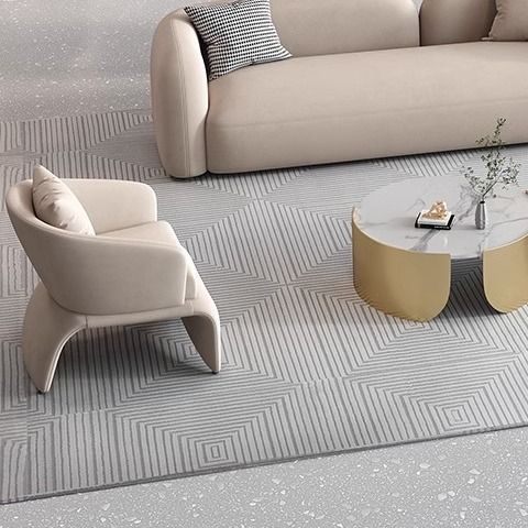 Oficina de ventas de estilo crema nórdico Negociación del vestíbulo del hotel Diseñador de alto diseño sofá redondo de arco alto combinado