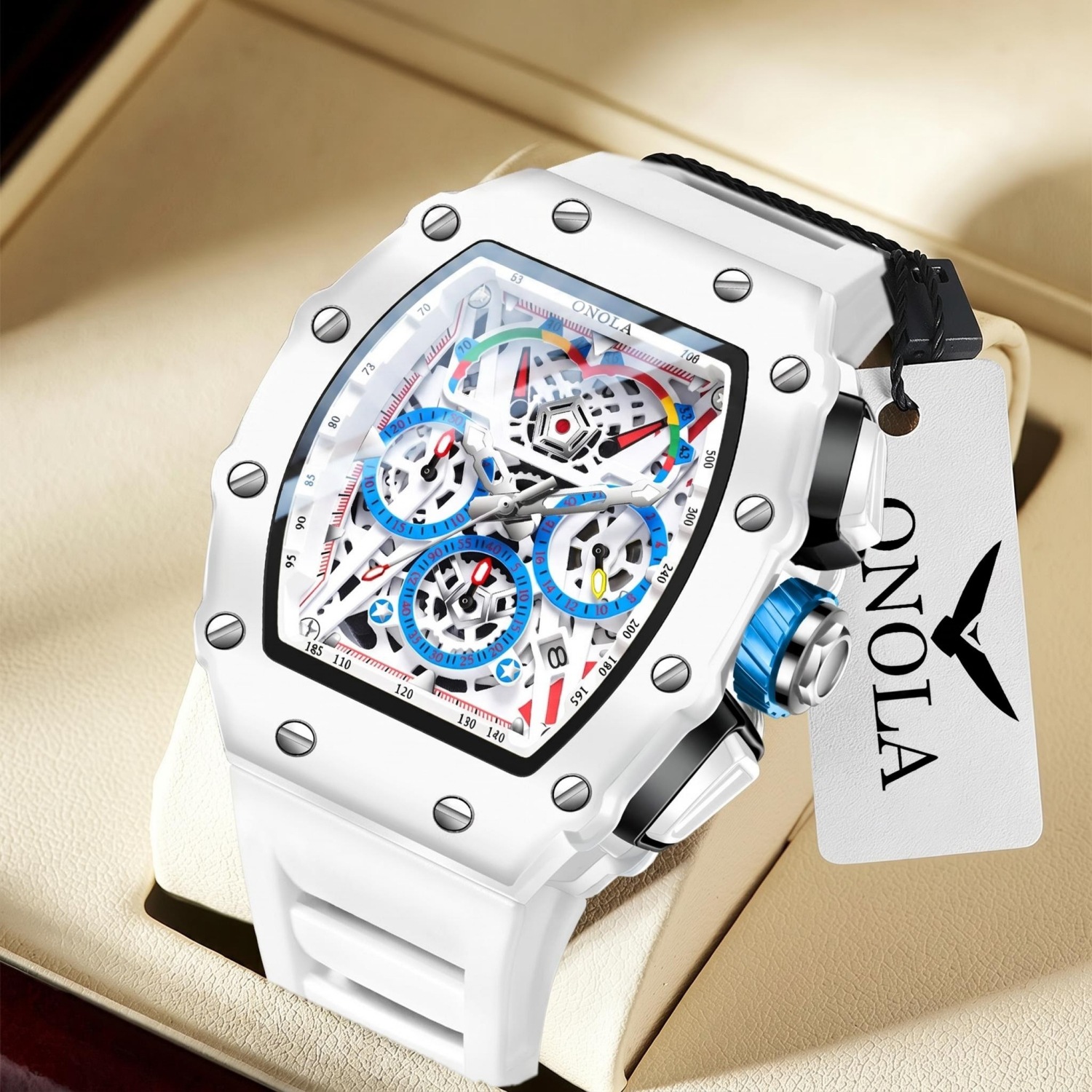 universal fashionable waterproof quartz silicone swiss watch