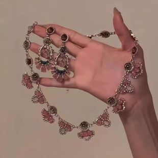 �����Lvintage�»���ɫ�ع������朶��hС���OӋ�߼����i���Ů