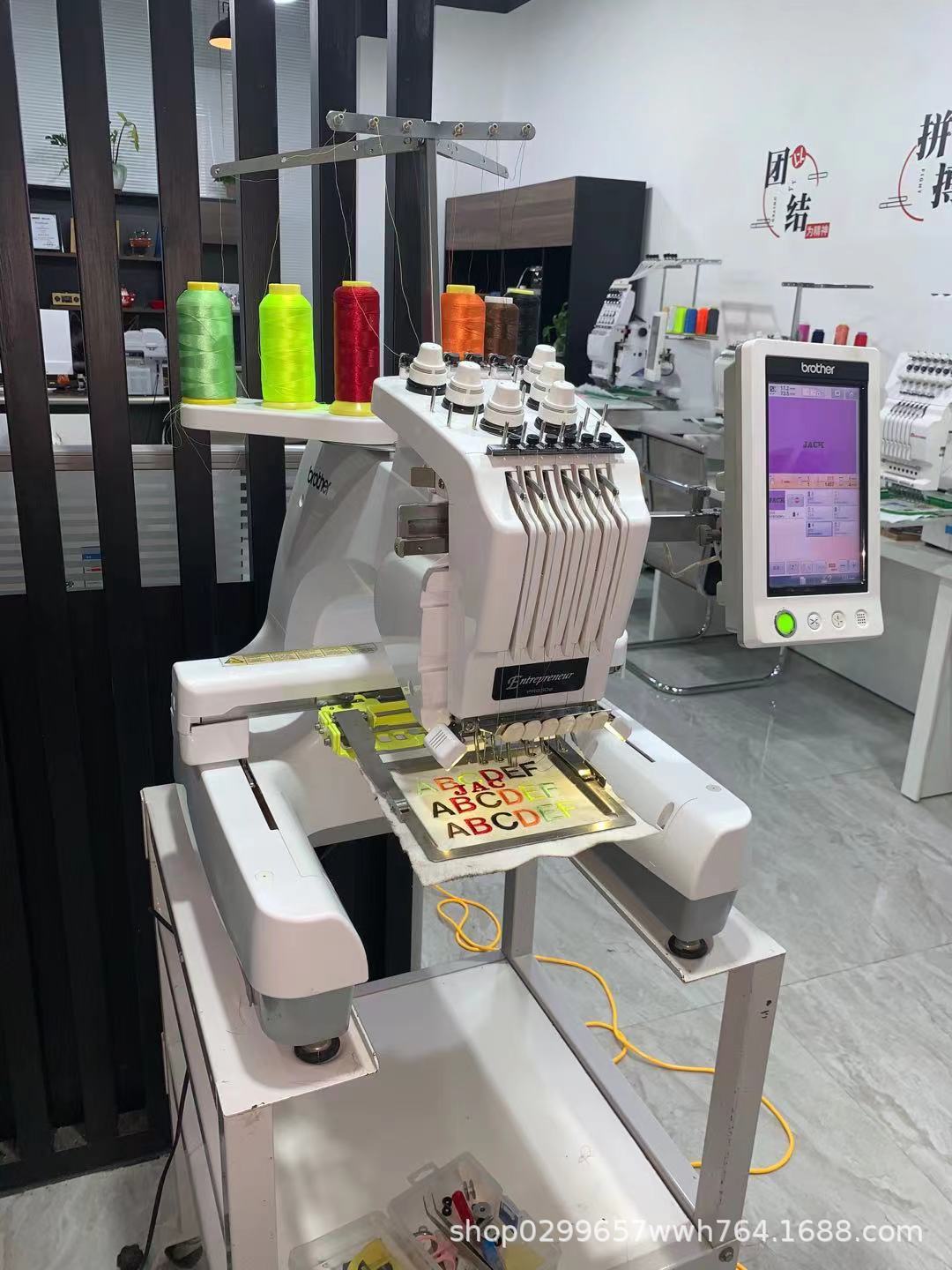 二手兄弟PR650E 单头绣花机 brother 商业单头绣花机 电脑绣花机