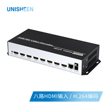 HDMI高清低码率低延时8路视频采集直播盒卡编码器1080P