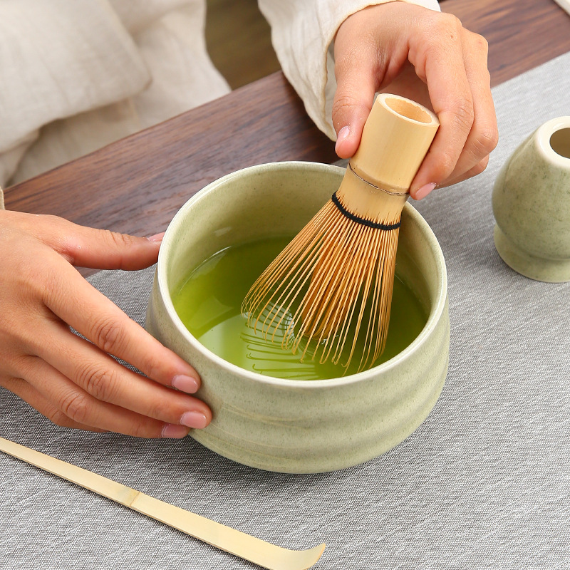 Caja de regalo de estilo japonés Tazón de matcha de cerámica Tazón de té Baibenli Combinación de té de la dinastía Song Juego de herramientas de té de matcha