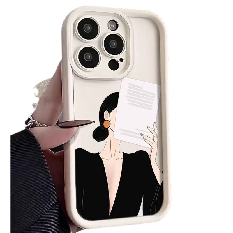 Funda para teléfono móvil iphone16pro para presidenta Apple 15 anti-caída 14pro13promax nuevo 12 personalidad