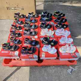 跳跃超人品牌聚氨酯底上线杂款男女童运动沙滩凉鞋奥特曼凉鞋批发