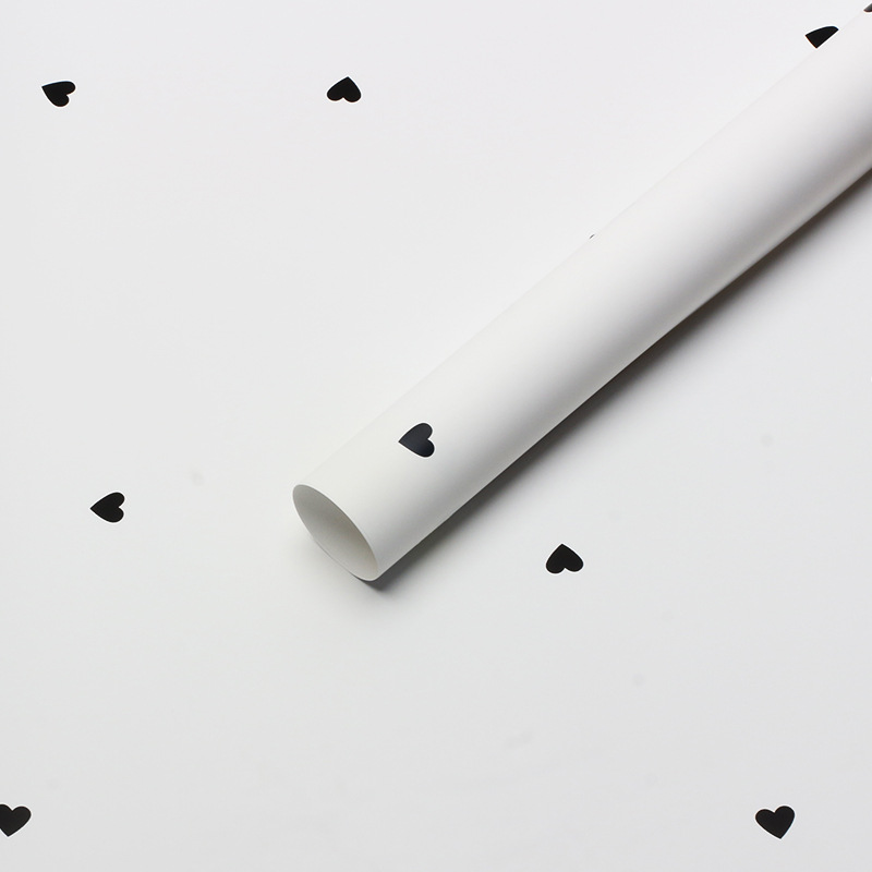 Huaxi cálido amor por el material de embalaje de ramo de flores de papel de embalaje impermeable florista material de ramo de flores