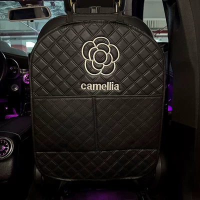 Camellia Car Anti-Kick Pad Universal Rear Seat Back Anti-Dirty Protective Pad Car Rear Protective Pad Anti-Pad (Chair back anti-kick pad) - camellia-anti-kick-pad-1-piece