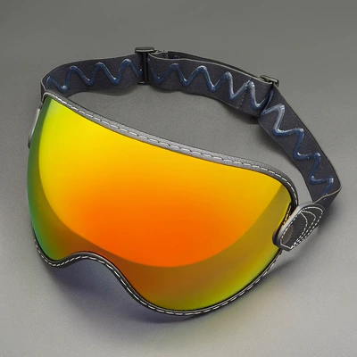 Dəbilqə (Kaska) aksesuarları, Strap-On Off-Road Goggles Sun Protection - tea-red-regular-style