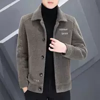 Новые мужские шерстяные пальто короткие осенние и зимние шерстяные пальто мужские толстые куртки топ повседневная ветровка