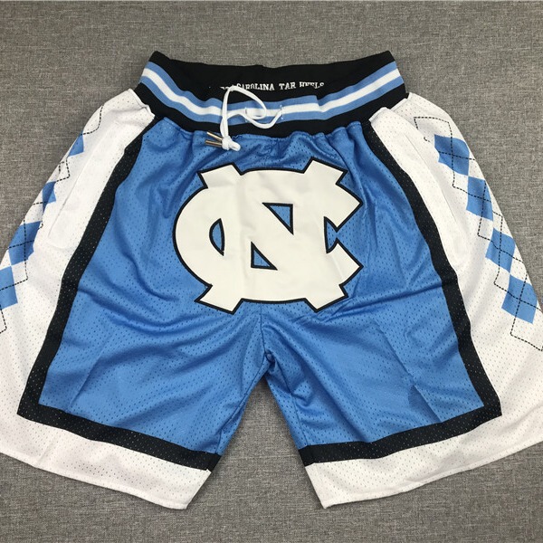 Pocket basketball pants UNC blue pocket basketball pants University of North Carolina blue embroidery