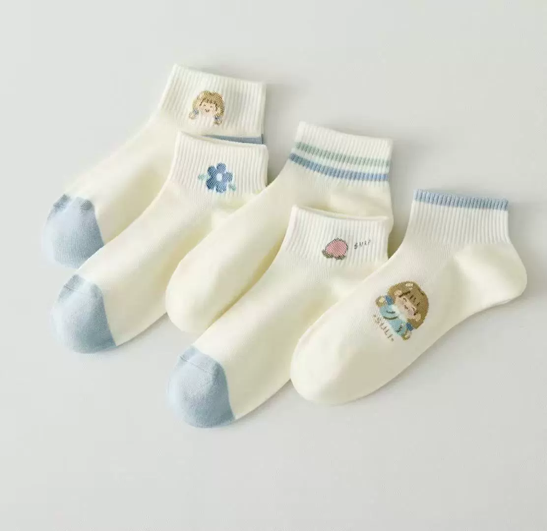 Retro Japanese summer knee socks