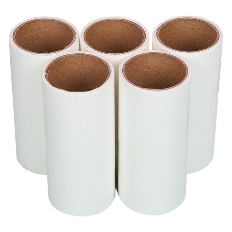 Núcleo de reemplazo de viscosa para mascotas Núcleo interior de viscosa de rodillo rasgable de 10cm Núcleo interior de 40 desgarro/rollo de papel pegajoso Papel pegajoso