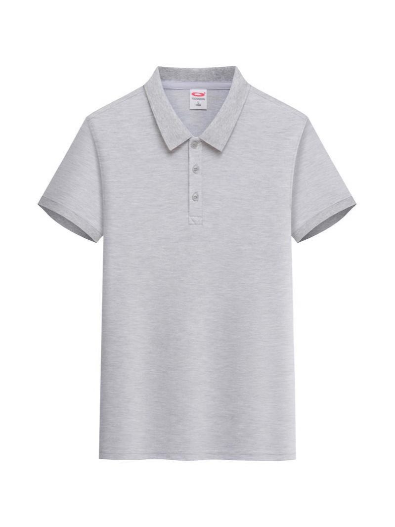 Camisas de polo de algodón de perla 200G transfronterizas, ropa de trabajo masculina y femenina de manga corta, impresión personalizada de logotipo, camisa publicitaria