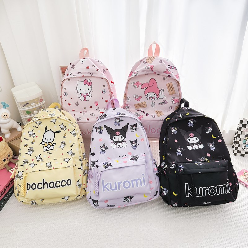 Foreign Trade New Children's Large-Capacity Backpack Primary School Students Lightweight Backpack Cartoon Cute Trendy Printed School Bag