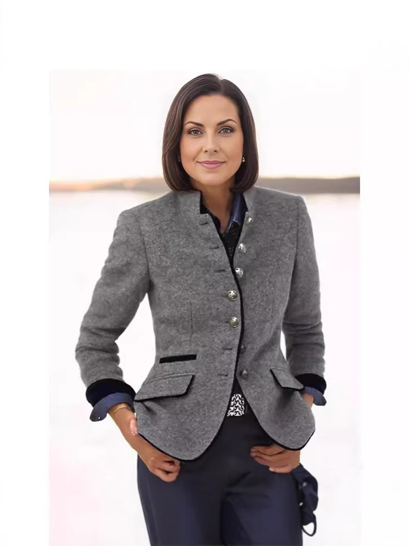 Spring woolen coat