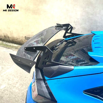 spoon-style large rear wing – Fixed wind wing