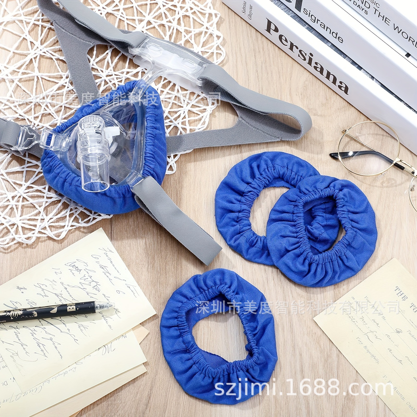 全脸CPAP面罩衬垫可重复使用减少空气泄漏和气泡适合大多数面罩