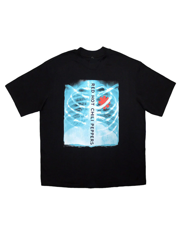 X-Ray Picture Red Hot Chili Peppers Red Hot Chili Peppers Vintage Retro Washed Short T-Shirt X-Ray Picture Red Hot Chili Peppers Red Hot Chili Peppers Vintage Retro Washed Short T-Shirt