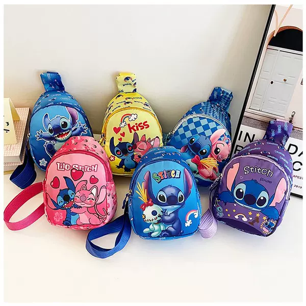 2025 New Children's Bag Boys and Girls Fashion Cartoon Coin Purse Crossbody Bag Outdoor Casual Small Backpack Chest Bag