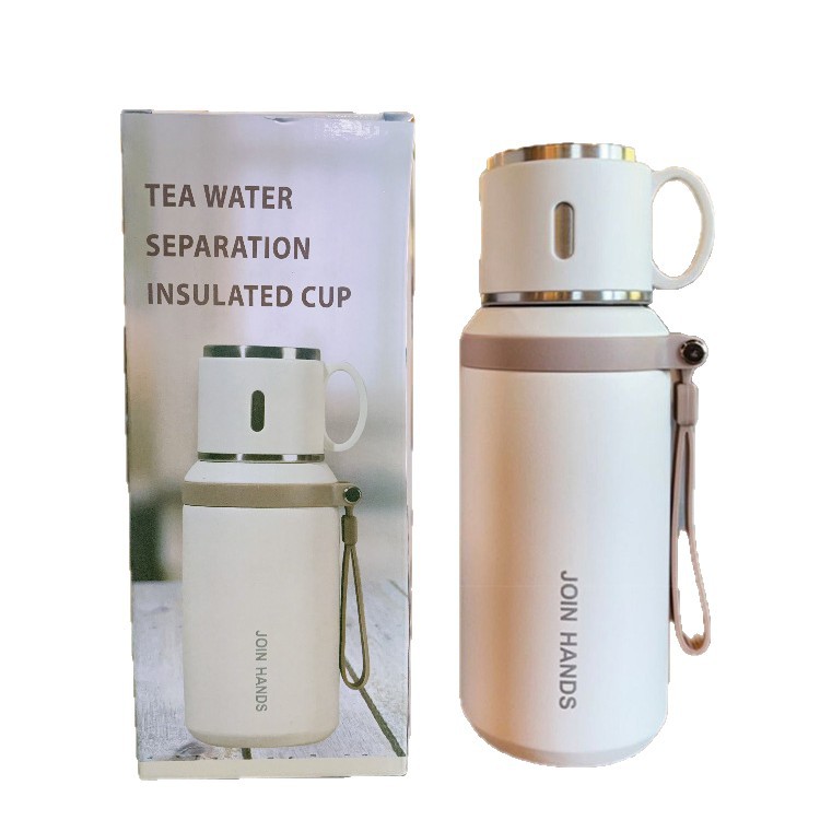 316 tazas de acero inoxidable de alta capacidad de hervidor deportivo de oficina de alto valor para hombres tazas de agua portátiles cubiertas de tazón
