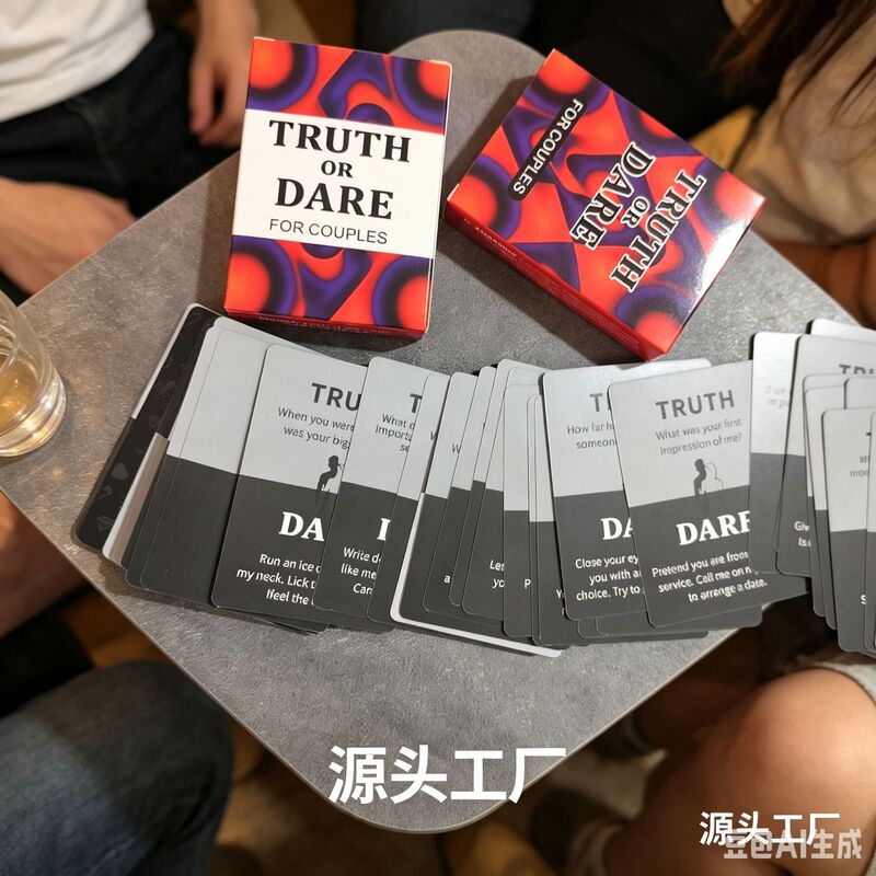 Internet Celebrity Truth or Dare Board Game Cards Portable Tabletop Game for Couples Multiplayer Fun Entertainment Cards Supply Source Internet Celebrity Truth or Dare Board Game Cards Portable Tabletop Game for Couples Multiplayer Fun Entertainment Cards Supply Source