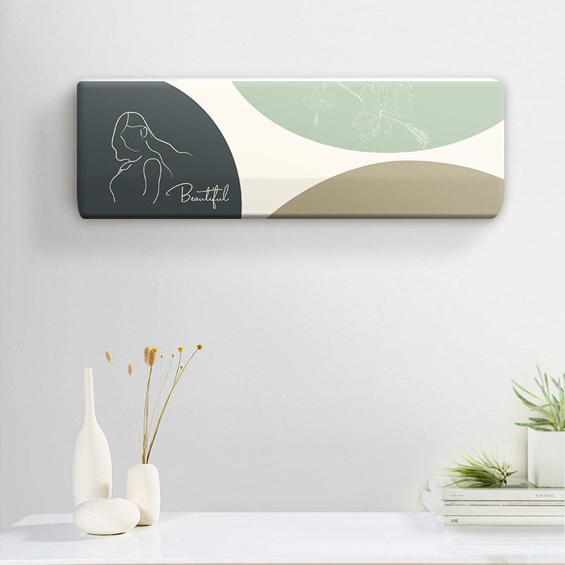 Cubierta del acondicionador de aire colgando cubierta de polvo universal 2022 Nuevo Hogar cubierta colgante cubierta de alta cubierta elástica cubierta de tela al por mayor