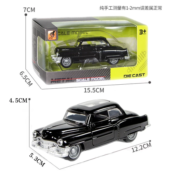 Cadillac classic car with sound and light-return + door opening [15.5*6.5*7]