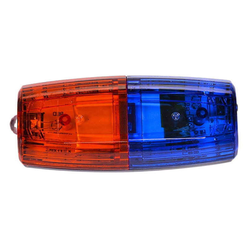 Luz de Advertencia LED para Hombro Estroboscópica Roja y Azul para Patrulla Nocturna image 1