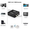 HD Video Box 1080P HDMI To AV CVSB L/R RCA Converter HDMI2AV