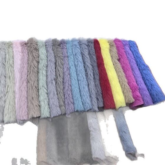 Rabbit and Mink Korean Version Rabbit Fur Gold Product Rabbit and Mink Small Rabbit Fur Brush Flower Rabbit Fur Printed Rabbit Fur Fabric Clothing Toy Shoe Material Cloth