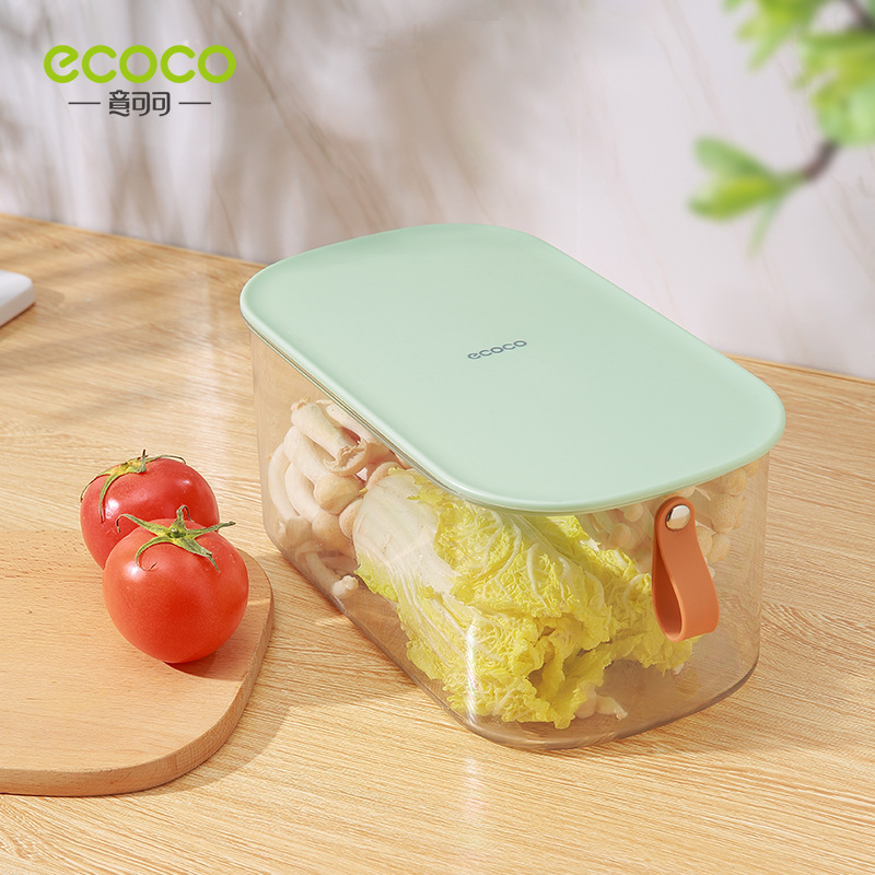 Caja de almacenamiento de refrigerador sellada Preservación de huevo Almacenamiento de organización especial carne vegetal cocina de grado alimenticio artefacto de congelación