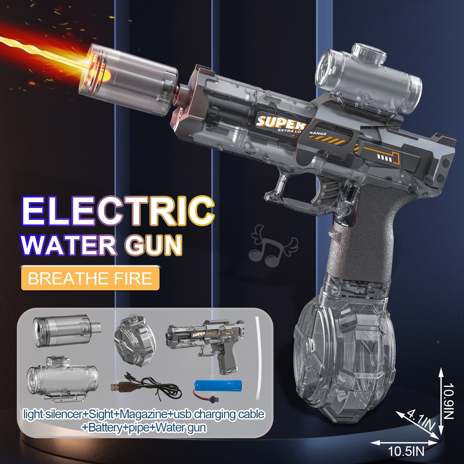 Split Little Ice Mouse [Gray] Detachable Light Head