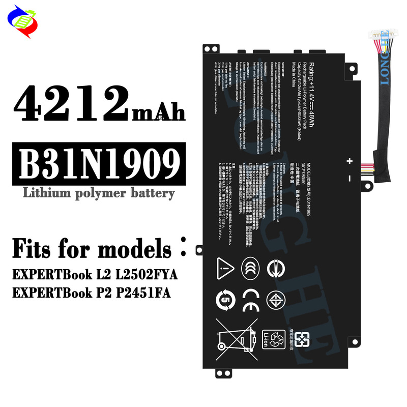 Suitable for Asus Expertbook L2 L2502Fyaexp Laptop Battery B31N1909 Factory Wholesale