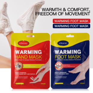 Kormesic Full English Heating Hand Mask Hand Mask Hand and Foot Care Hydrating Cross-Border Export Manufacturer Wholesale