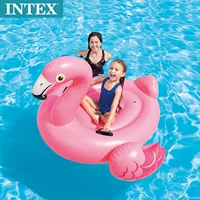 INTEX57558 Фламинго сеть красная монтировки дети играют в воде серфинг на воде надувной игрушечный плавательный круг