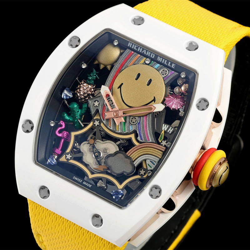 Rm88 Smiley Face Richard Mille Jb Men's Skeleton High-End Watch Zf Barrel Bbr Cross-Border Trade Mechanical Ys Rm88 Smiley Face Richard Mille Jb Men's Skeleton High-End Watch Zf Barrel Bbr Cross-Border Trade Mechanical Ys