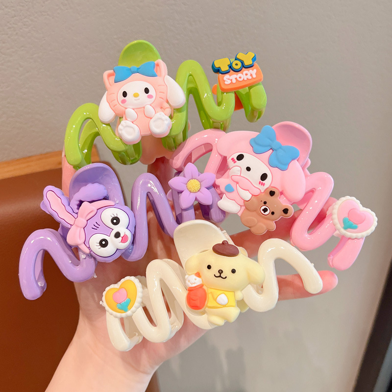 Estrella DE LOS NIÑOS Delu clip de pelo bebé lindo horquilla clip tocado nueva niña espalda tiburón clip horquilla