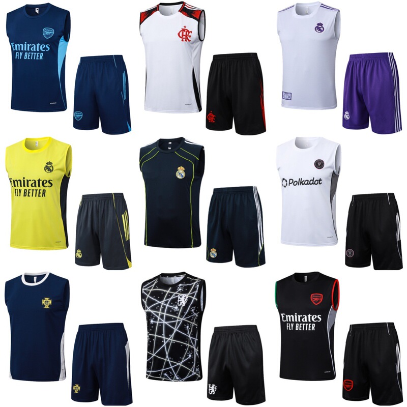 Factory Direct Supply 2526 Vest Jersey Real Madrid Portugal Arsenal Flamengo Chelsea Set Football Uniform