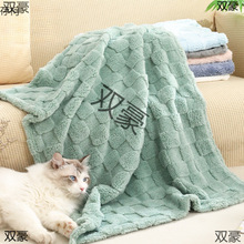 宠物毯现货睡眠保暖狗狗窝垫狗狗珊瑚绒被子宠物用品空调被批发