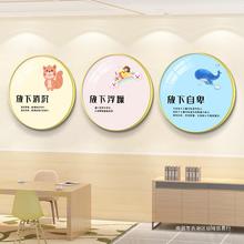 心理咨询室墙面装饰画学校医院励志格言挂图背景墙壁画辅导室挂画