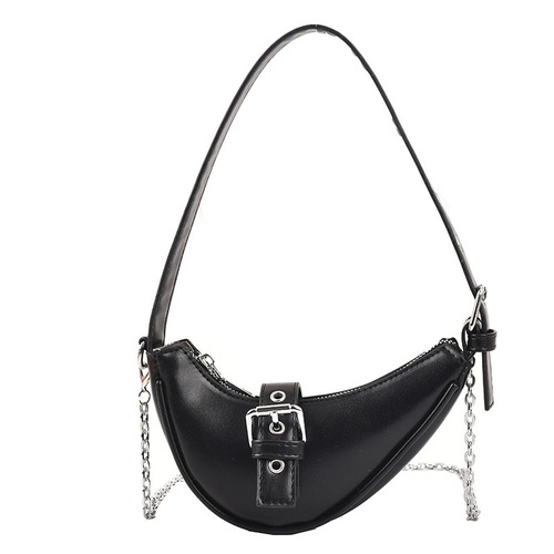 2024 spring new style children's bag niche girls mini armpit bag chain crossbody bag shoulder bag
