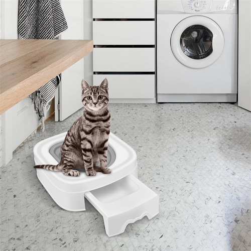 新品上市自助猫厕所训练器 猫咪定点如厕猫沙盘入厕引导神器批发