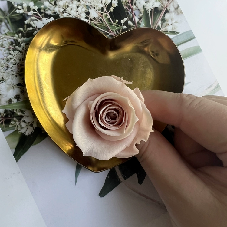 Материалы для DIY вечной жизни цветка, класс B, голова вечной розы 2–3 см, маленький брелок-розочка с основным материалом
