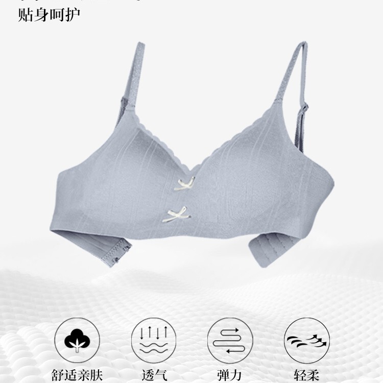 内衣女小胸聚拢2025新款无钢圈胸罩防下垂收副乳女生夏薄款文胸|undefined