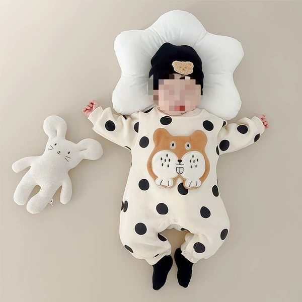Apricot fleece bodysuit