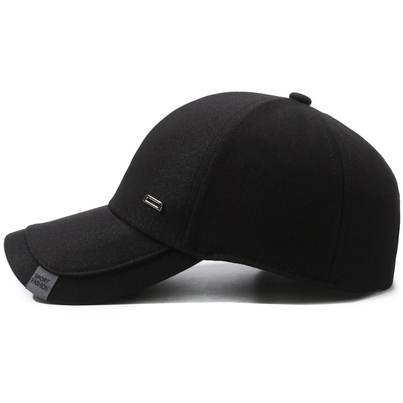 Travel demi-season fashionable sun hat, sports baseball cap for elderly, simple and elegant design, for middle age