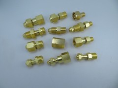 Cylinder regulator acetylene adapter CGA-200 CGA-300 CGA-510 and CGA-520 POL